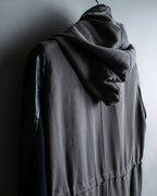 “DOUBLE STANDARD CLOTHING” Designed sleeve hooded middle coat