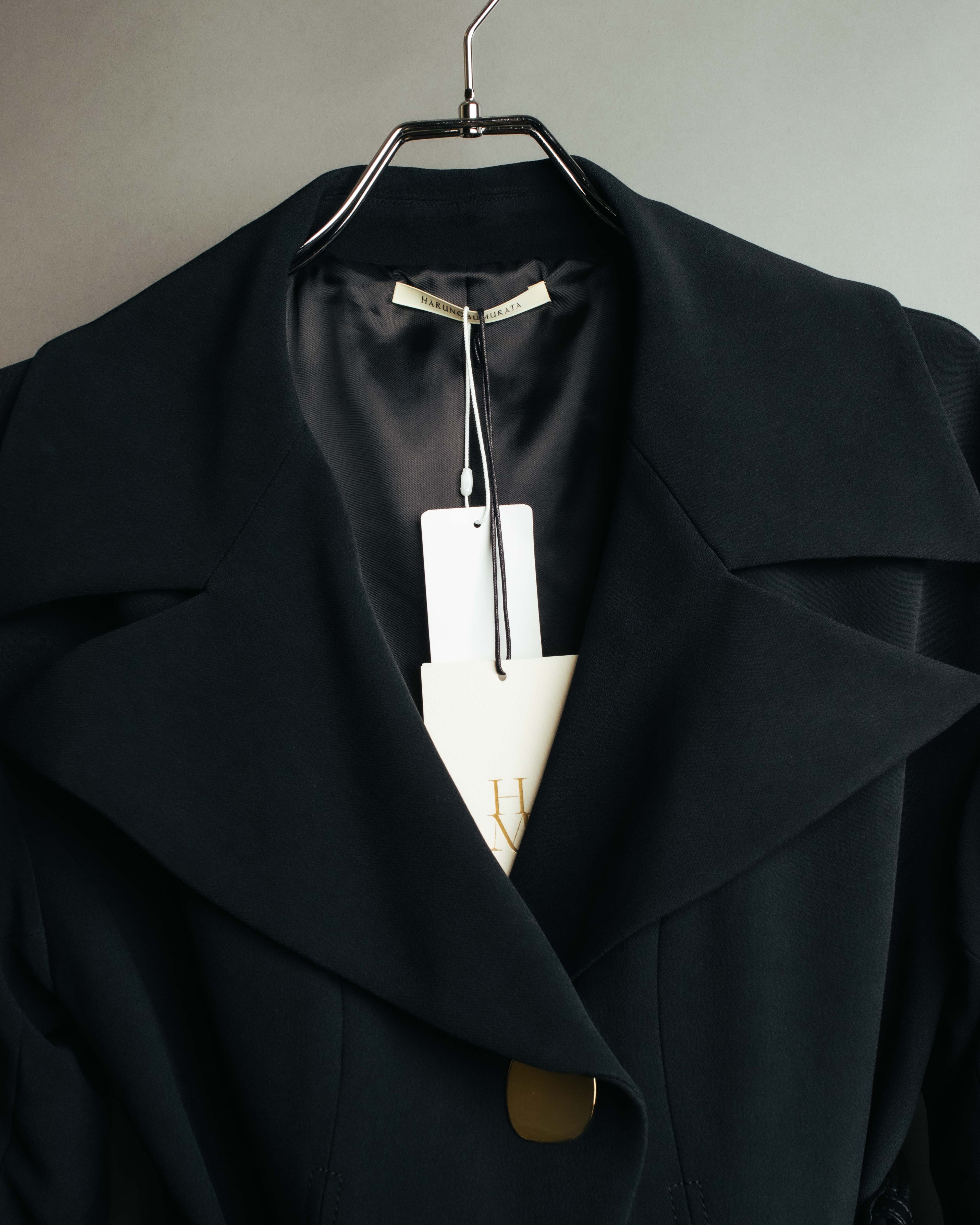 -SPECIAL- “HARUNOBU MURATA” 2024 SS Sculptural belted dress coat