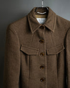 "SPORTSMAX" Carving flap design mid-length coat