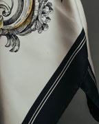 "Christian Dior" Vintage baroque print square scarf