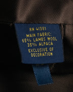 "Polo Ralph Lauren" Alpaca-blend long tailored jacket