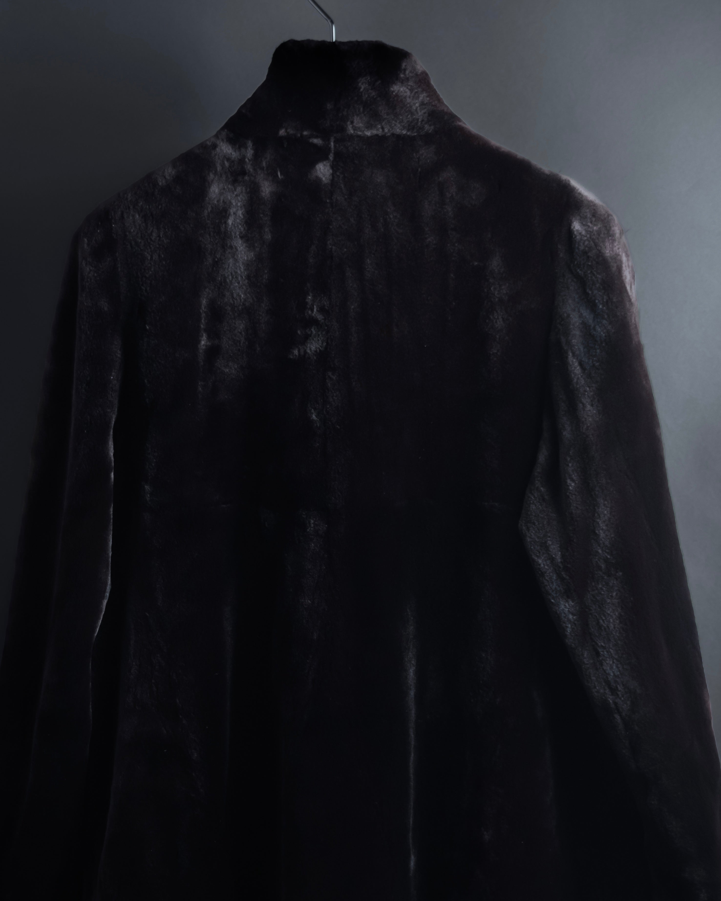 -SPECIAL- “VALENTINO” 1988–1992 SAGA Mink Shawl Collar Coat