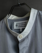 "MAISON MARGIELA" 21SS Long tail design band collar shirt