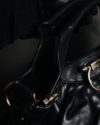 –SPECIAL– "Salvatore Ferragamo"
00’s Gancini ring-gathered nappa 2way bag