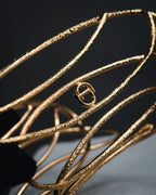 –SPECIAL– "Christian Dior" 2016-19 sculptural wirework cuff bangle