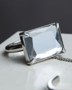 "Maison Martin Margiela" Crystal cut head motif ring＆bangle combination set