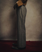 -SPECIAL- “CHANEL” 05AWmicro houndstooth tweed wide trousers
