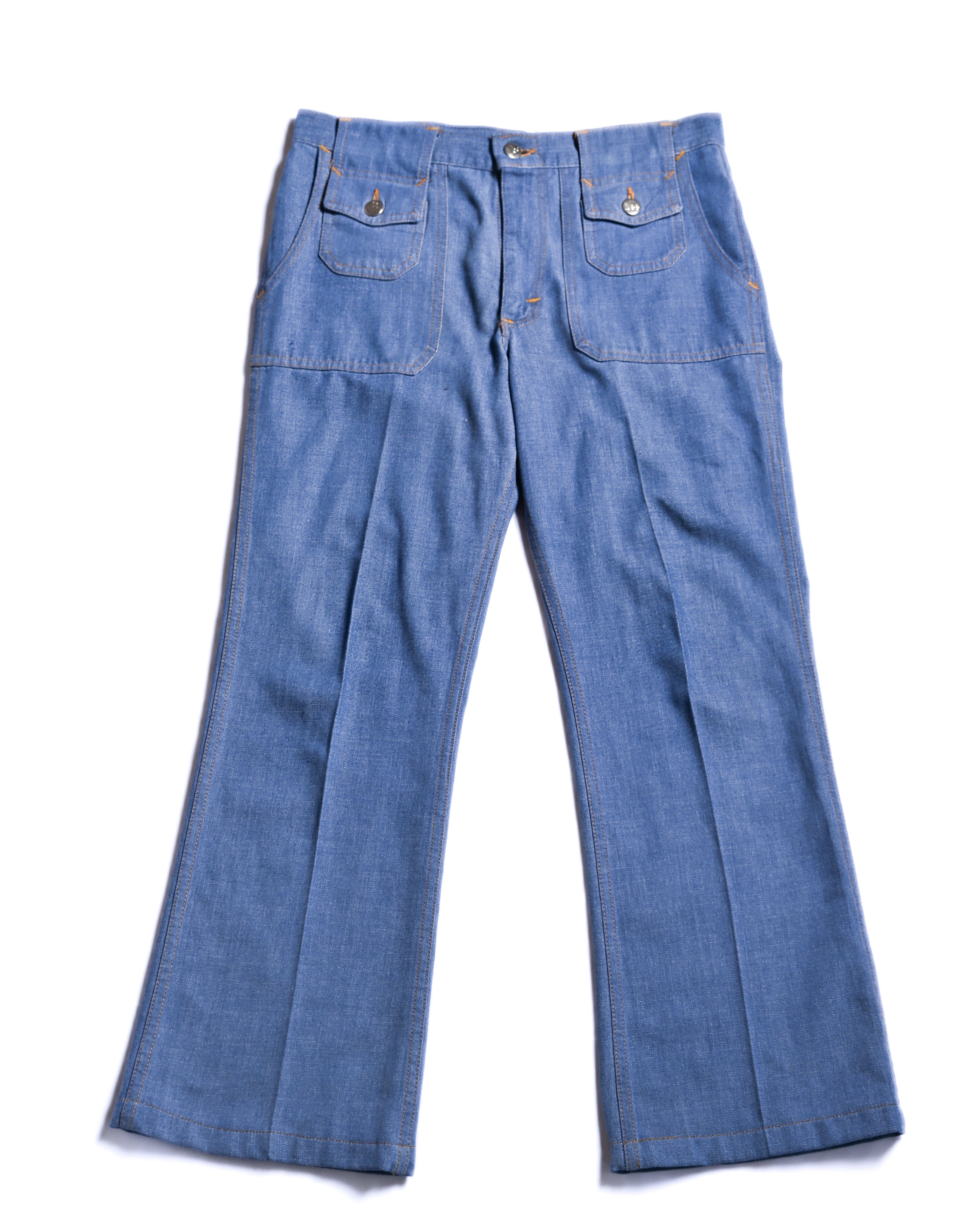 Lee/ Multi Pocket Designed Flare Silhouette Denim Blue