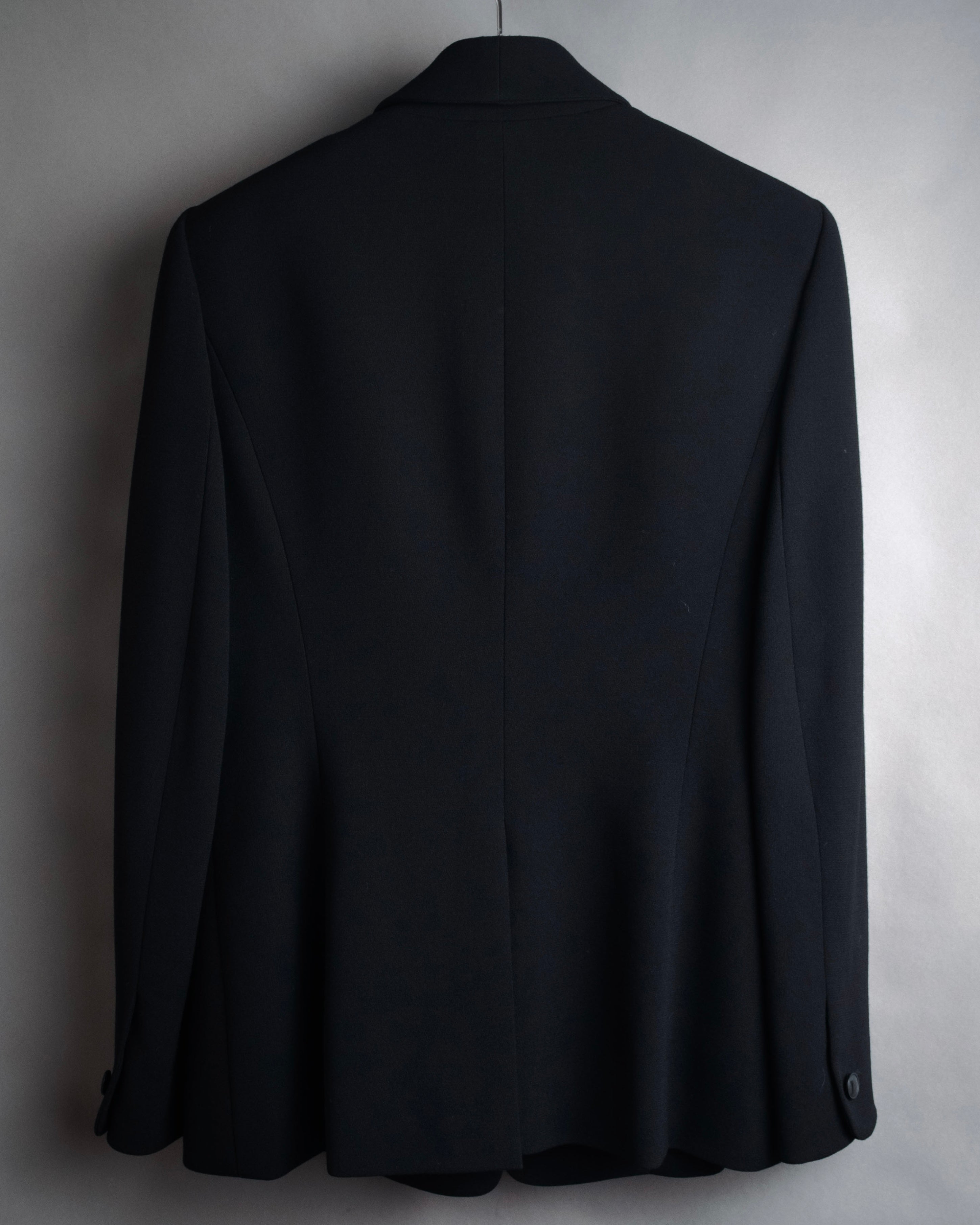 -SPECIAL- “HERMÈS” 90’s Shawl collar asimmetry jacket