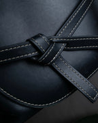 "LOEWE" Gate top handle 2way leather bag