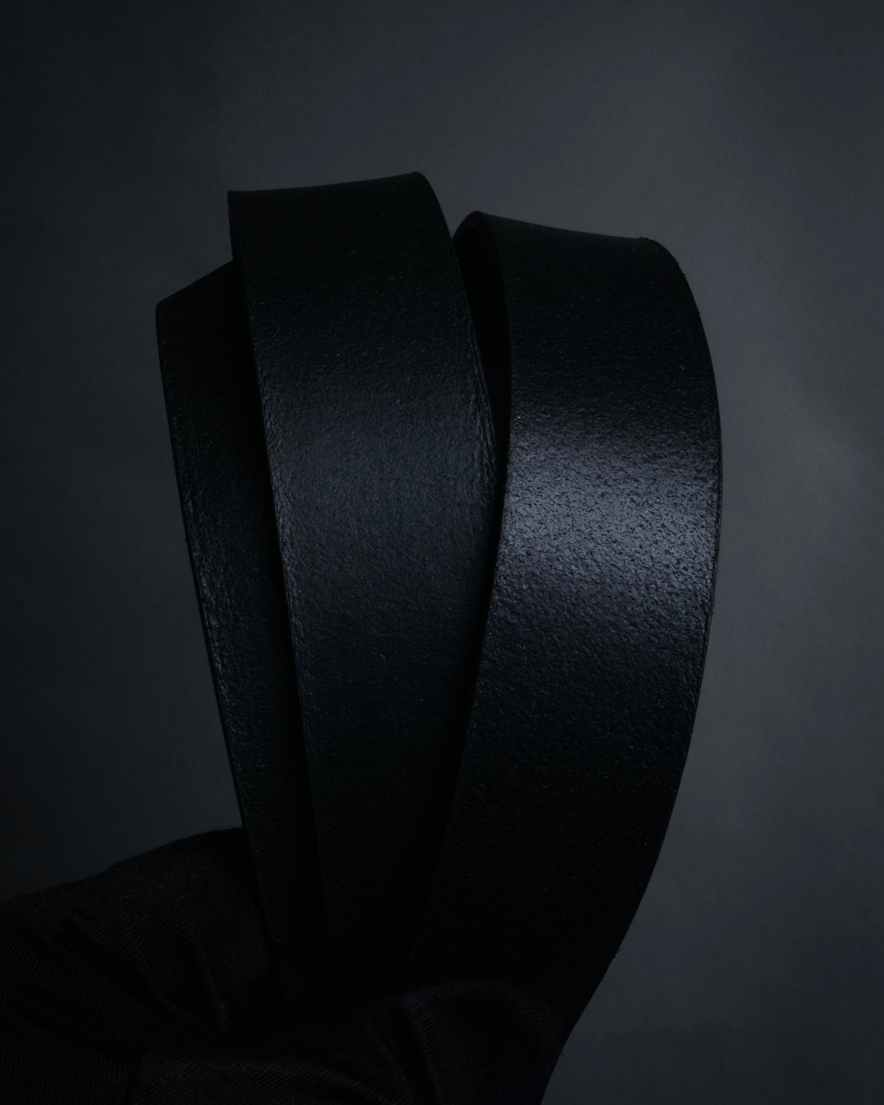 “COMME des GARCONS SHIRT” 00’s Minimal leather roller belt