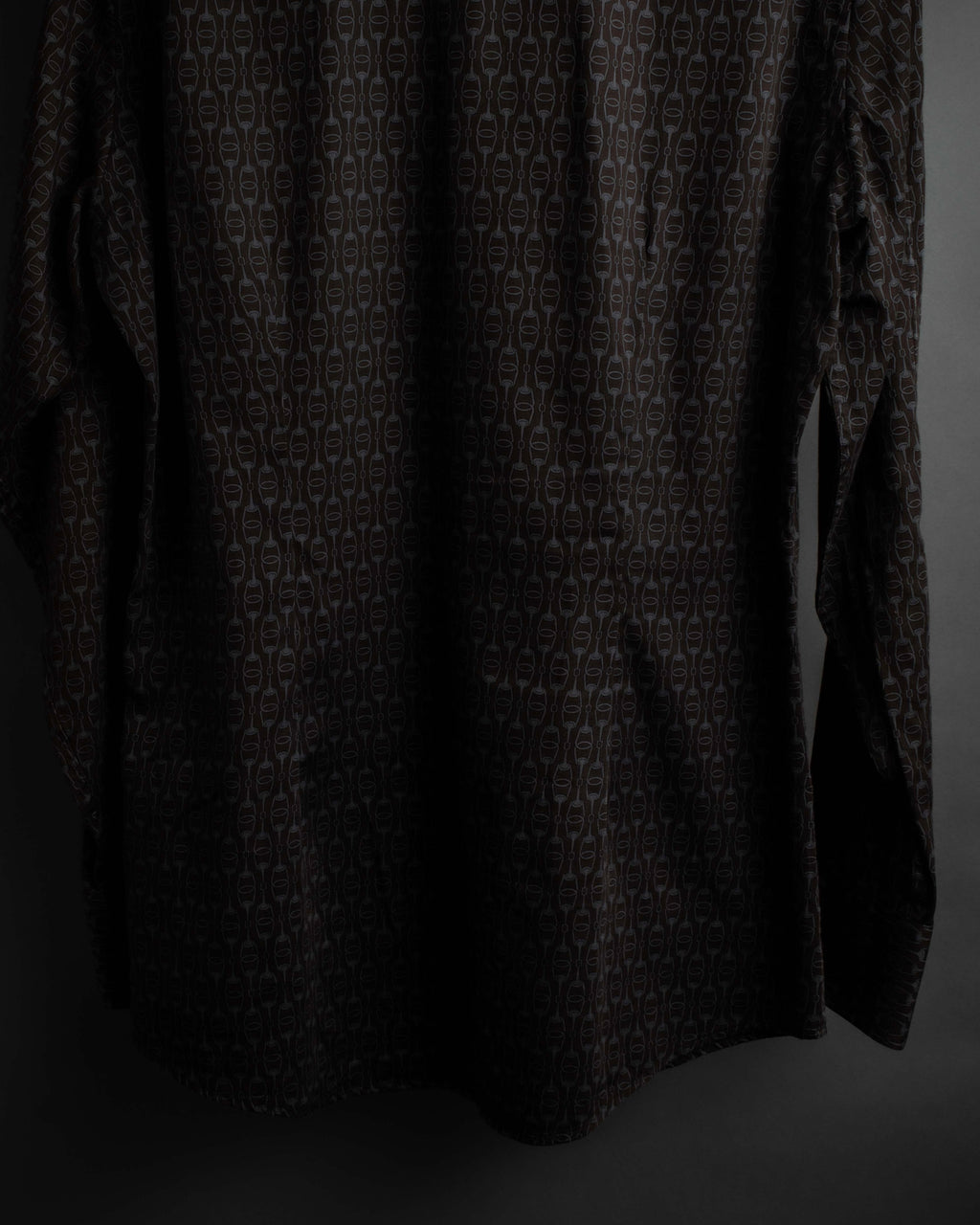 "GUCCI" Horsebit pattern shaped shirt