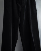 "ARMANI COLLEZIONI" Black corduroy relaxed set up