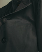 “COMME des GARCONS” 90’s black tailored long coat