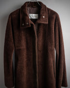 "Max Mara" Alpaca wool belted stand collar long coat