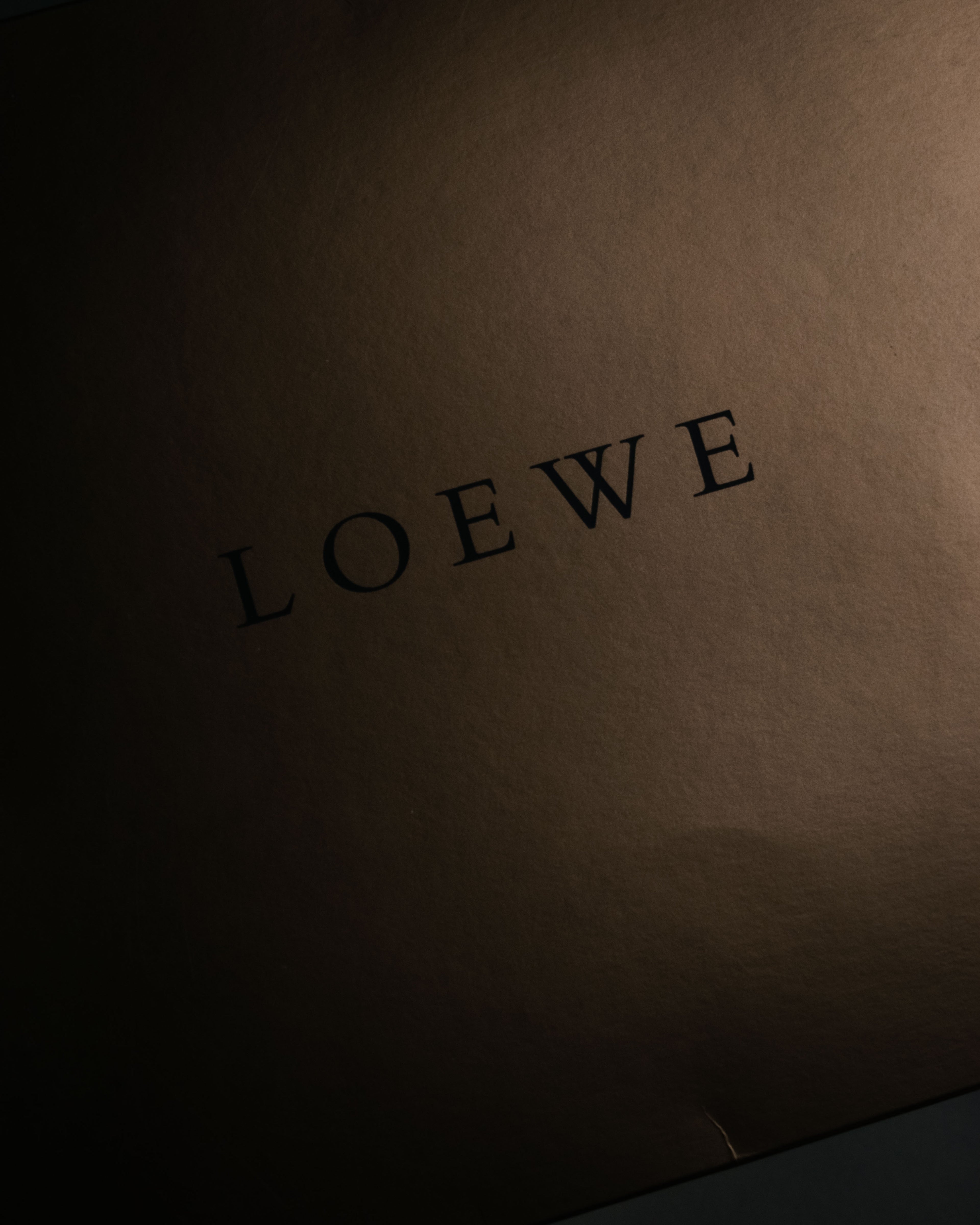 "LOEWE" 00’s-10’s sheer anagram jacquard logo scarf