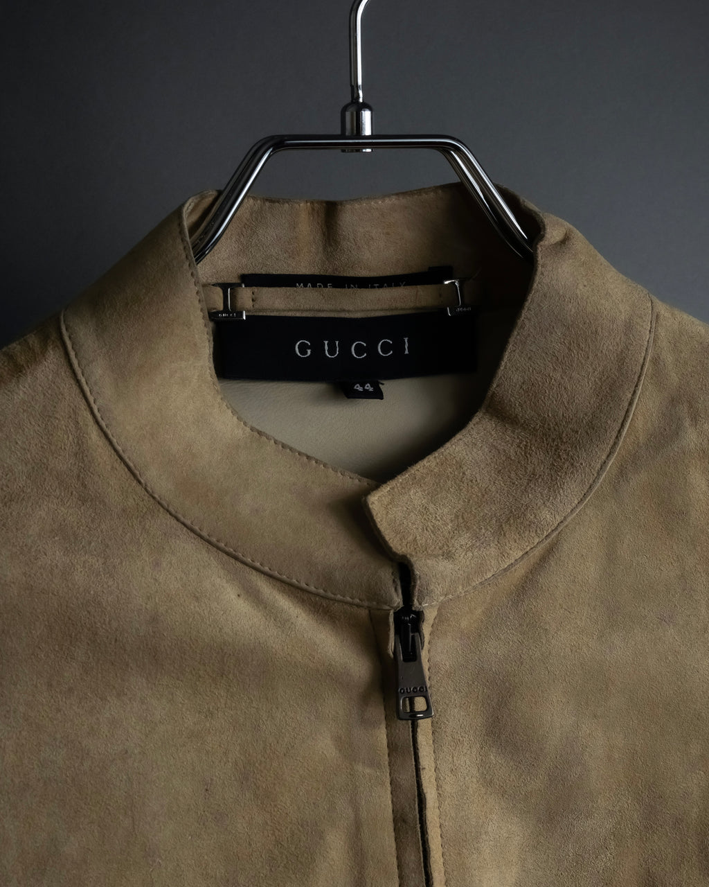 "GUCCI" Sand beige suede set up