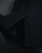 "tricot COMME des GARÇONS" 01AW textured tweed midi skirt