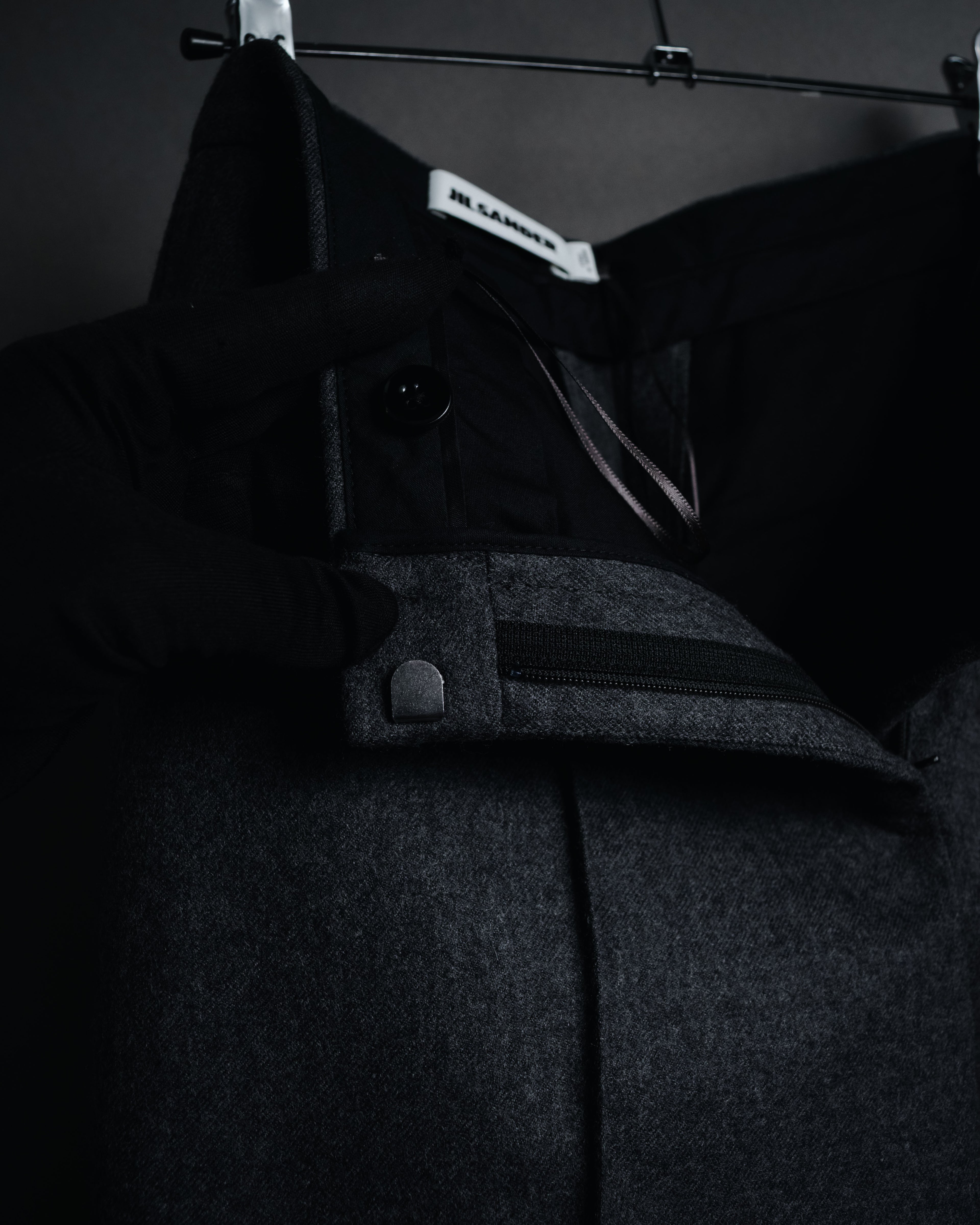 "JIL SANDER" 2018 Debut-era cropped wide wool trousers