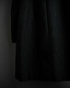"DRIES VAN NOTTEN" Relief  jaguard uneven design chester coat