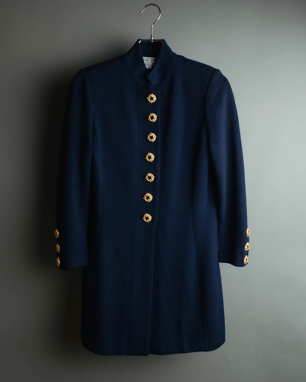 "MARIE GRAY" 80's-90's Elegant textured knit coat