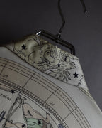 "HERMES" Margiela period Les Étoiles, Stars silk shirt