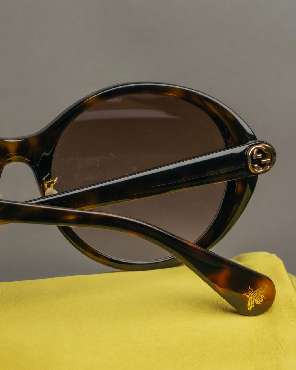 "GUCCI" 2010's Tortoiseshell oversized sunglasses