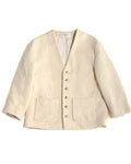 CELINE by Hedi Slimane  / 2022AW Oversized Tweed Jacket White