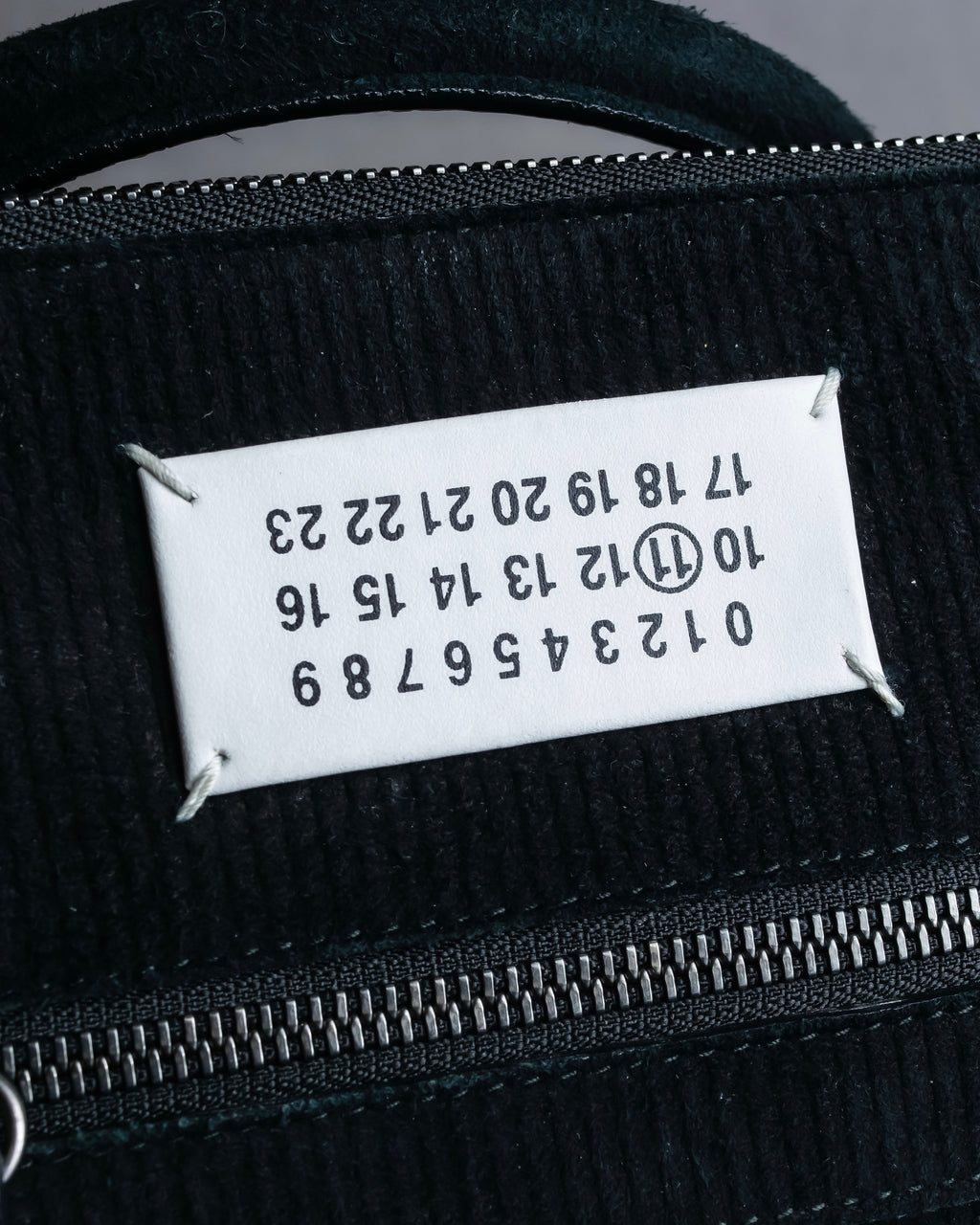 "MAISON MARGIELA" 5AC Harako leather corduroy combination 2way bag