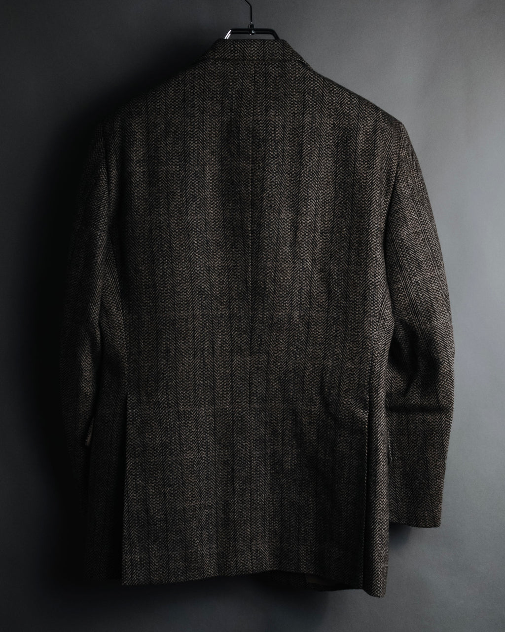 "Burberrys" 90’s Herringbone tweed wool suit set