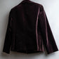 "BALENCIAGA" Velvet beautiful shaped tailored jacket