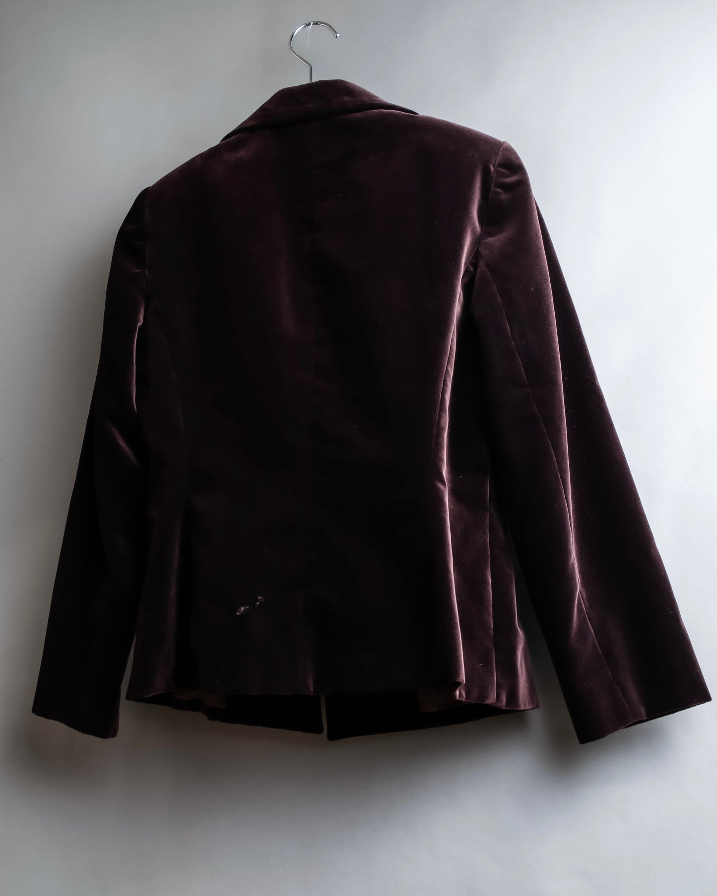 "BALENCIAGA" Velvet beautiful shaped tailored jacket