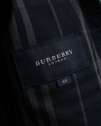 "BURBERRY" Combination leather design check pattern one-shoulder bag