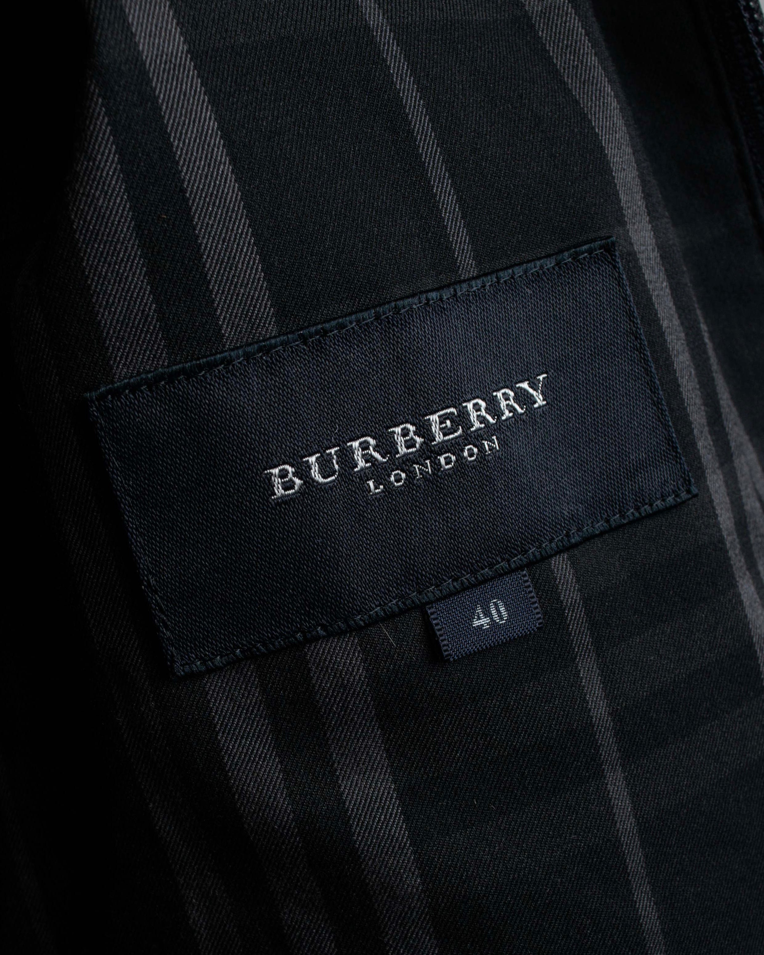 "BURBERRY" Combination leather design check pattern one-shoulder bag