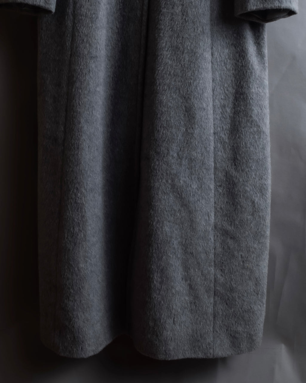 "BALENCIAGA" Alpaca blend maxi length shaped chester coat