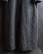 "BALENCIAGA" Alpaca blend maxi length shaped chester coat