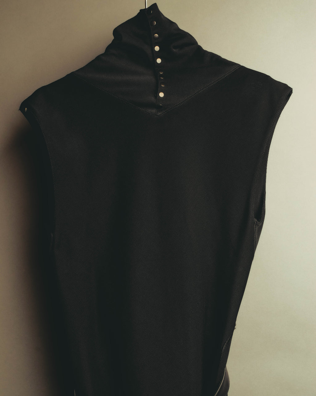 "ALAÏA" 00's-10's Sculptural high-neck sleeveless maxi dress