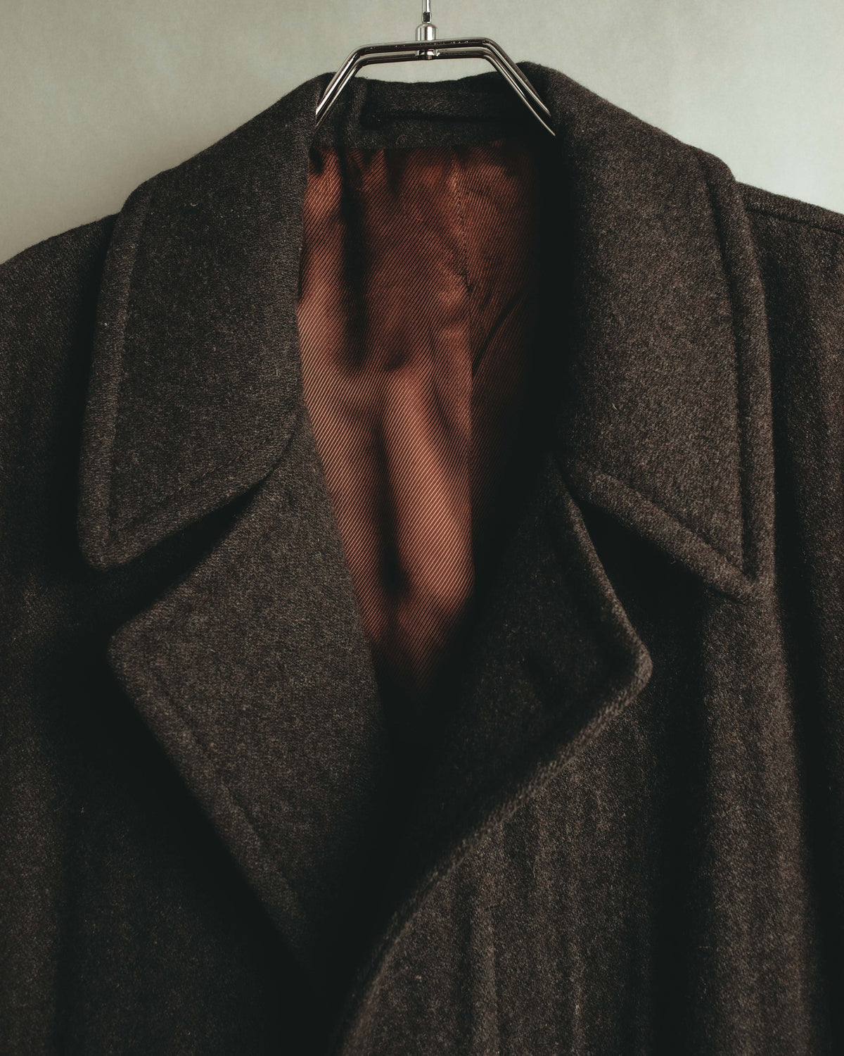 -SPECIAL- “Maison Martin Margiela” 2011-2014 Short wool blend chesterfield coat