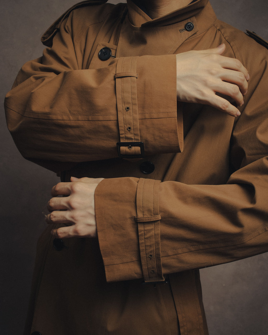 -SPECIAL- “Yves Saint Laurent” 90’s Japanese tailored trench coat