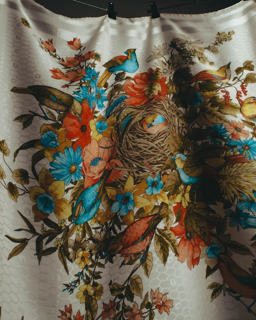"Christian Dior" 80's-90's Elegant silk scarf