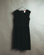 "Max Mara Studio" 00's-10's Elegant sleeveless pleated midi dress