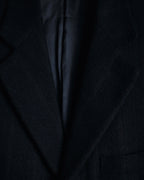 "HERMES" 90’s cashmere blend heritage vip limited tailored jacket