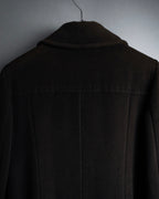 "MAX&Co." 90's Classic maxi-length angora mix long coat