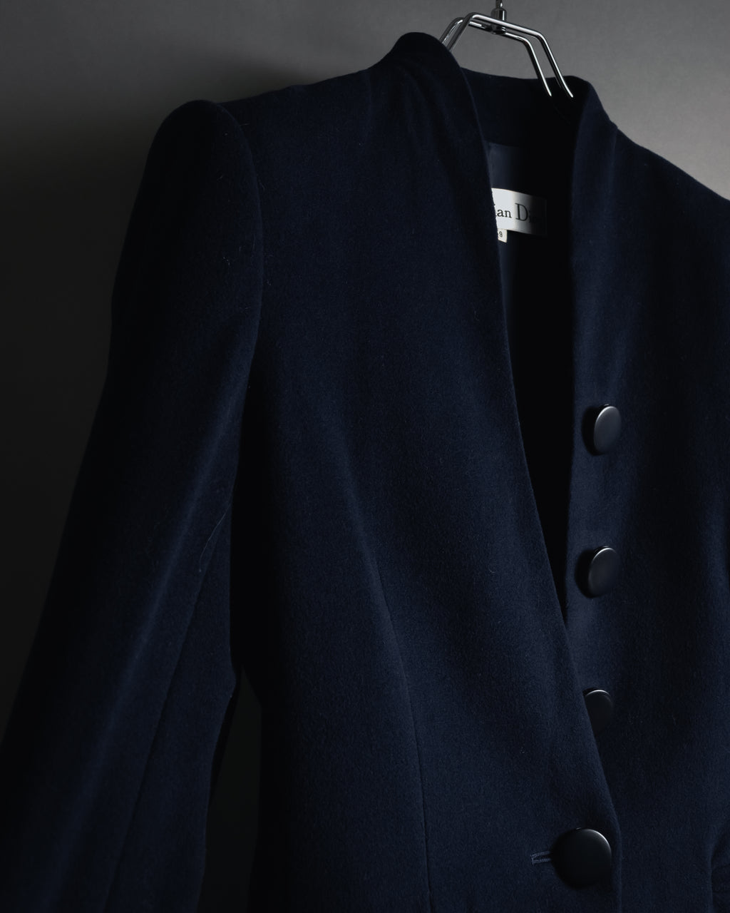 "Christian Dior" 90’s Stand-up collar shaped jacket
