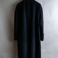 "YVES SAINT LAURENT" Fly front soutien collar mid length coat