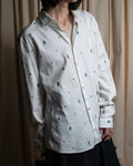 "GUCCI" Michele period iconic motif embroidered shirt