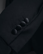 "Dior Homme" Chris Van Assche design satin lapel tuxedo set up