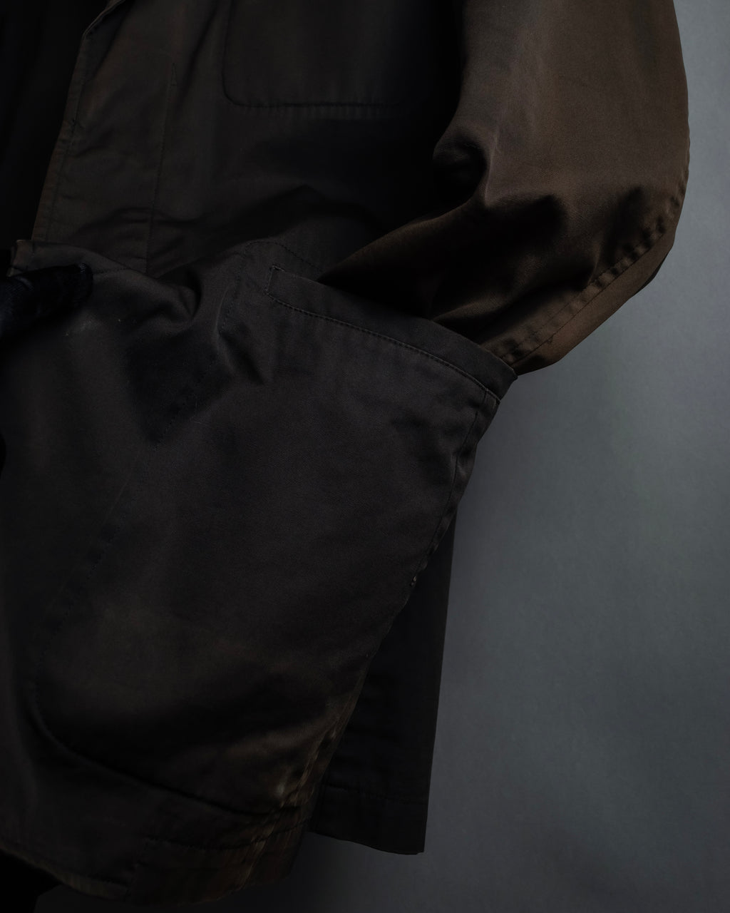 "BURBERRY" Cotton faded tailored jacket