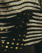 -SPECIAL- “GUCCI” 00’s-10’s Metallic printed sheer stole