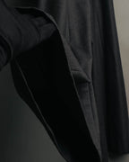 -SPECIAL- "CHANEL" 00's Soft wool cashmere wide leg trousers